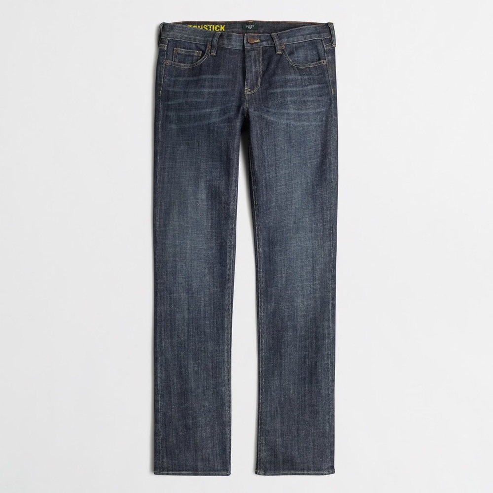 J. Crew Factory Matchstick Indigo Stretch Jeans